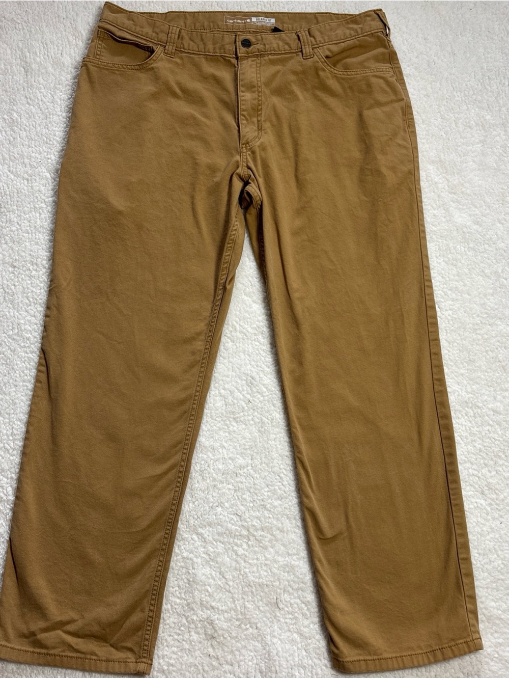 Carhartt Rugged Flex Rigby Cargo Pants Mens 38x30 Brown Relaxed Fit 103279 211